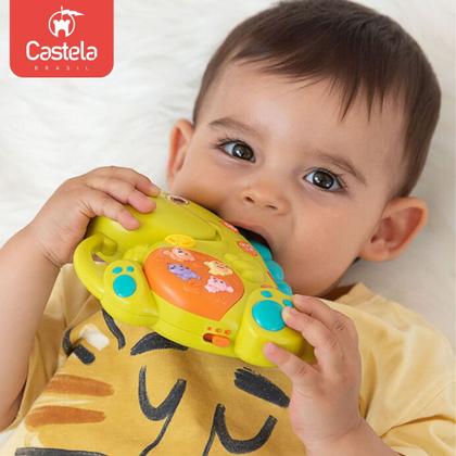 Imagem de Brinquedo Teclado Infantil Dinossauro Musical C/ Sons e luz - Castela