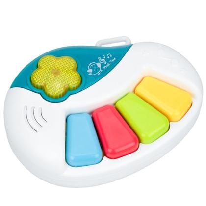 Imagem de Brinquedo Teclado Musical para Bebê Branco e Verde