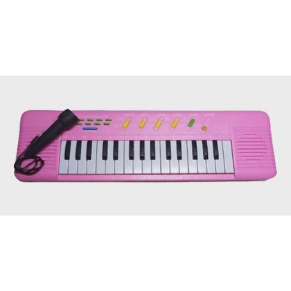 Imagem de Brinquedo Teclado Piano Infantil 32 Teclas Com Microfone (rosa)