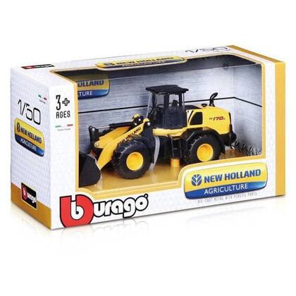 Imagem de Brinquedo Trator Carregadeira New Holland 1/50 - Burago