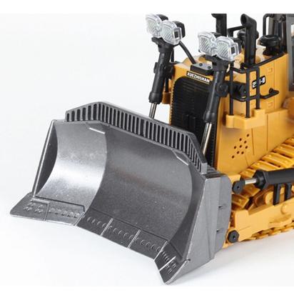 Imagem de Brinquedo Trator Esteira Patrola Bulldozer Controle Remoto