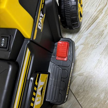 Imagem de Brinquedo Trator Retroescavadeira Elétrica Carrinho de Passeio Infantil Agro Dia das Crianças Aniversário Menino Menina