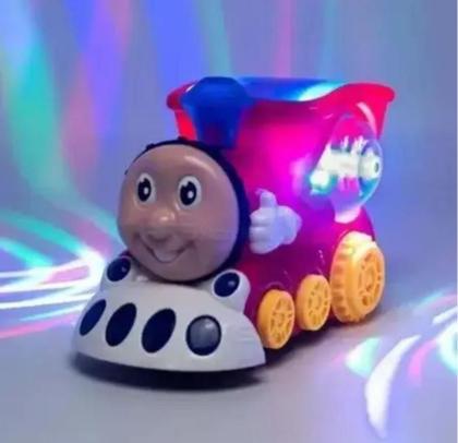 Imagem de Brinquedo Trem Thomas Infantil Locomotiva Luz Som Bate Volta