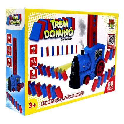 Imagem de Brinquedo Trenzinho Infantil Empilhadeiro Dominó - Dm Toys