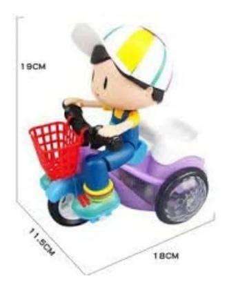 Imagem de Brinquedo Triciclo Bate E Volta Empina Gira 360 Com Sons Luz(Menino)