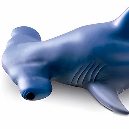 Imagem de Brinquedo Tubarão Realista Em Vinil Boneco Infantil Premium Animal Marinho