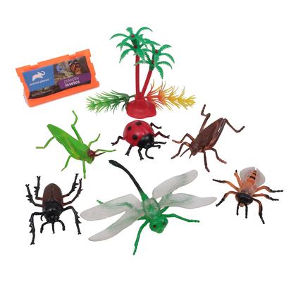 Imagem de Brinquedo Tubos Miniaturas Bichos Colecionáveis x6 Animal Planet