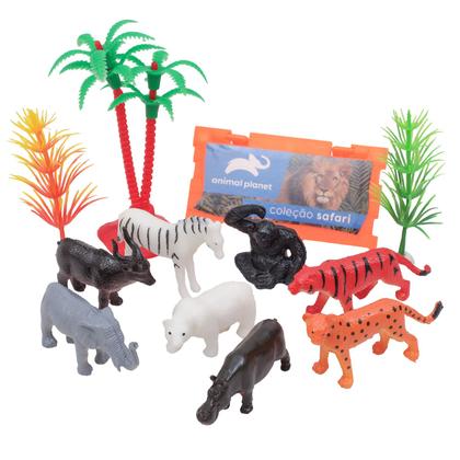 Imagem de Brinquedo Tubos Miniaturas Bichos Colecionáveis x6 Animal Planet