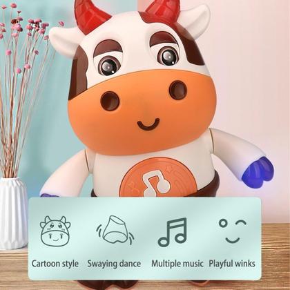 Imagem de Brinquedo Vaca Dançante Rafonie - Com Luz e Música