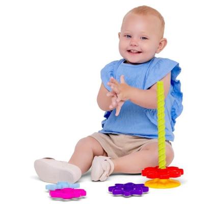Imagem de Brinquedo Vai E Volta Flower Coordenação Motora Tateti