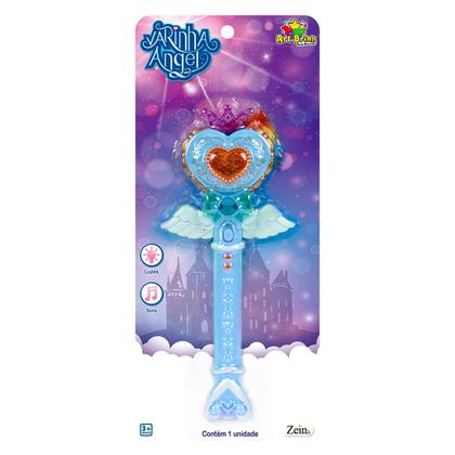 Imagem de Brinquedo Varinha Musical Infantil De Fada Encantada Com Efeitos De Luz Colorida E Sons Mágicos