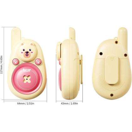 Imagem de Brinquedo Walkie Talkie Crianças Kit com 2 Rádios Comunicadores Infantil Diversão Garantida