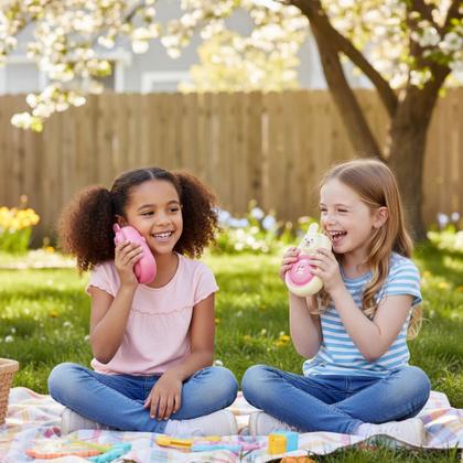 Imagem de Brinquedo Walkie Talkie Crianças Kit com 2 Rádios Comunicadores Infantil Diversão Garantida