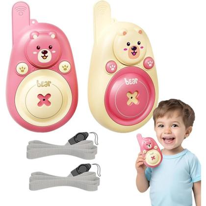 Imagem de Brinquedo Walkie Talkie Crianças Kit com 2 Rádios Comunicadores Infantil Diversão Garantida