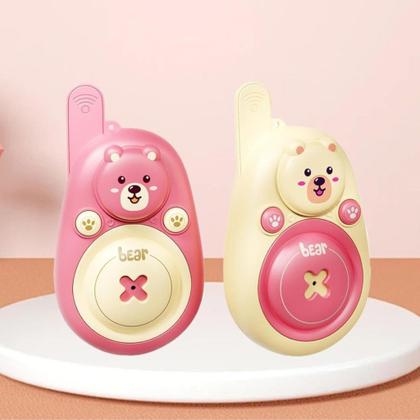Imagem de Brinquedo Walkie Talkie Crianças Kit com 2 Rádios Comunicadores Infantil Diversão Garantida