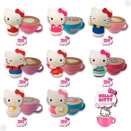 Brinquedo Xícara Hello Kitty Cappuccino Surpresa F01423-Fun