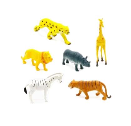 Imagem de Brinquedo Zoologico Animais Selva Safari Bichos Girafa Onça