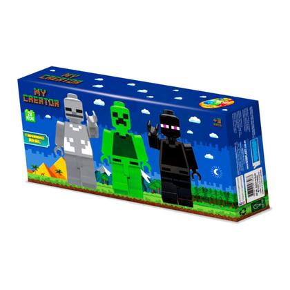 Imagem de Brinquedos 3 Bonecos Infantil Desmonta E Monta