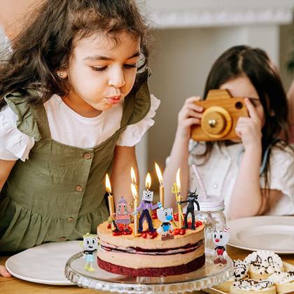 Imagem de Brinquedos Action Figures ELOHYYA, 6 peças para festa de aniversário infantil