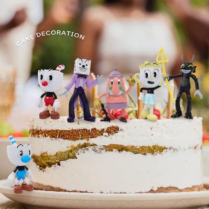 Imagem de Brinquedos Action Figures ELOHYYA, 6 peças para festa de aniversário infantil