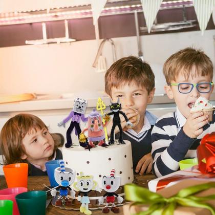 Imagem de Brinquedos Action Figures ELOHYYA, 6 peças para festa de aniversário infantil