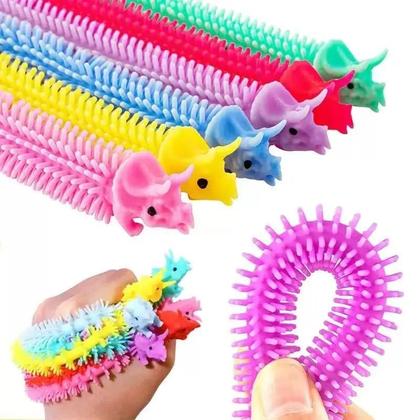Imagem de Brinquedos Antiestresse Unicorn Pull Worm Noodle, 1-6PCS, Corda De TPR Para Alívio De Estresse E