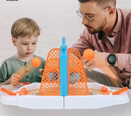 Imagem de Brinquedos de basquete mini desktop basquete jogando brinquedos pai-filho interação esportes projeção de dedo basquete