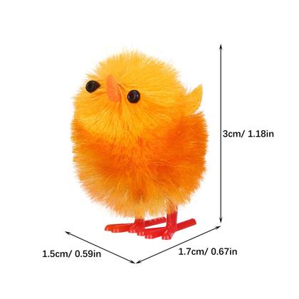 Imagem de Brinquedos de decoração de pelúcia Easter Chicks Abaodam Mini 18 peças