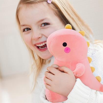 Imagem de Brinquedos de pelúcia dinossauro macio bichos de pelúcia bonecas brinquedos presente de aniversário para crianças novo