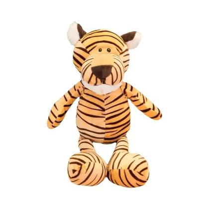 Imagem de Brinquedos de Pelúcia Realistas 25cm - Leão, Tigre, Elefante, Macaco, Leopardo e Girafa