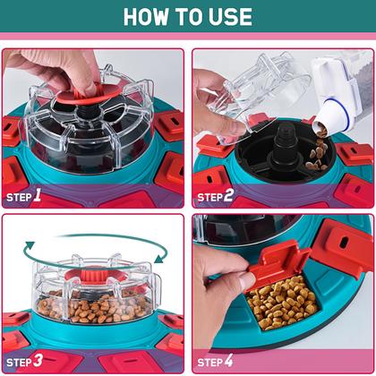 Imagem de Brinquedos de quebra-cabeça para cachorros inteligentes - Brinquedos para enriquecer e treinar cães