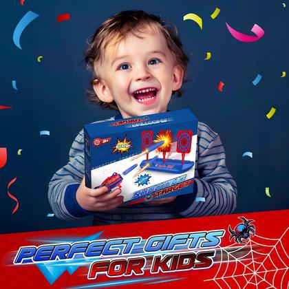 Imagem de Brinquedos de tiro com aranhas para meninos de 3 a 12 anos, alvos de tiro para armas, brinquedos para crianças de 5 a 7 anos, 4 a 6 e 6 a 8 anos, brinquedos de jardim, diversão em família para aniversário, Halloween, Natal e Páscoa, presentes de Páscoa para meninos de 3 a 12 anos