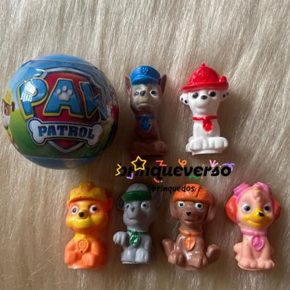 Imagem de Brinquedos Dedoches Patrulha Canina. Kit 10 Dedoches Encapsulados. Festa Patrulha Canina.
