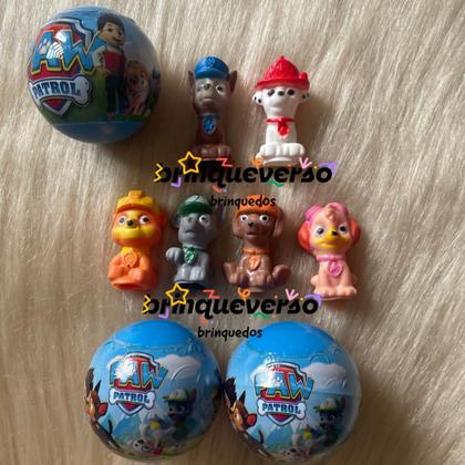 Imagem de Brinquedos Dedoches Patrulha Canina. Kit 10 Dedoches Encapsulados. Festa Patrulha Canina.