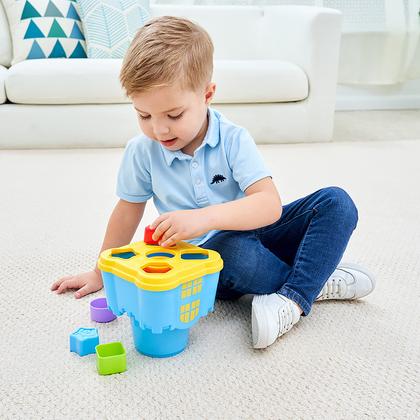 Imagem de Brinquedos empilháveis iPlay iLearn com classificador de formas para crianças de 1 a 3 anos
