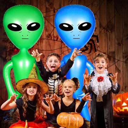 Imagem de Brinquedos Infláveis Alienígenas 2 Peças Decorações De Halloween Ação De Graças Natal E Presentes De