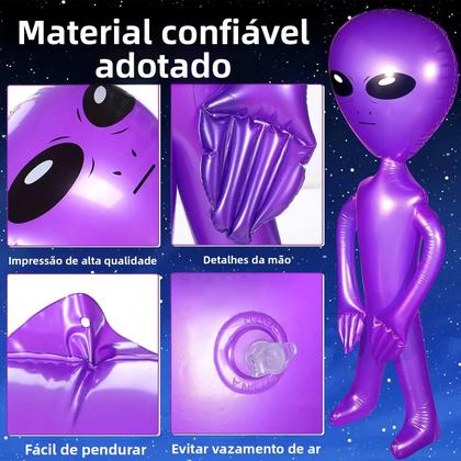 Imagem de Brinquedos Infláveis Alienígenas 2 Peças Decorações De Halloween Ação De Graças Natal E Presentes De