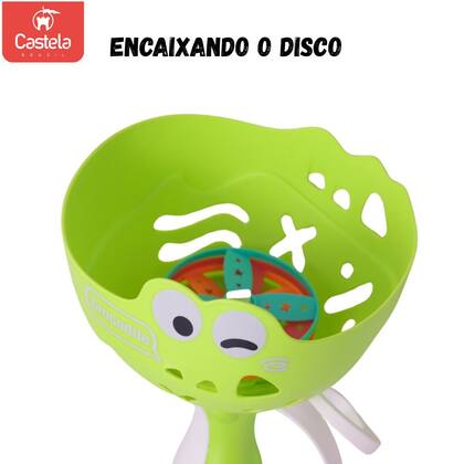 Imagem de Brinquedos Lançador de Disco a Corda Verde CBS1116B - Castela
