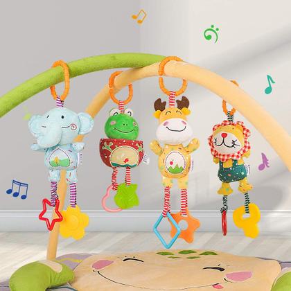 Imagem de Brinquedos para bebês TUMAMA Handbells Rattles para 0 a 12 meses, pacote com 4