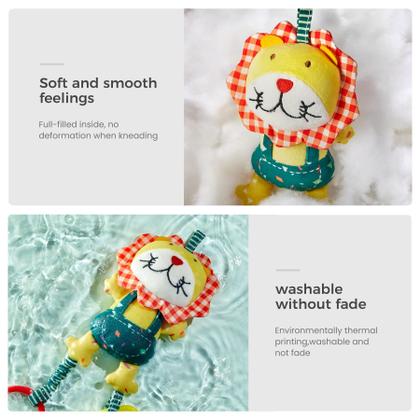 Imagem de Brinquedos para bebês TUMAMA Handbells Rattles para 0 a 12 meses, pacote com 4