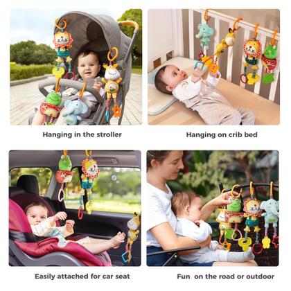 Imagem de Brinquedos para bebês TUMAMA Handbells Rattles para 0 a 12 meses, pacote com 4