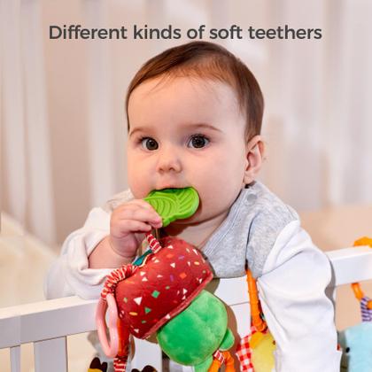 Imagem de Brinquedos para bebês TUMAMA Handbells Rattles para 0 a 12 meses, pacote com 4