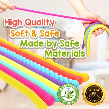 Imagem de Brinquedos sensoriais LESONG Textured Stretchy Fidget Kids Autistic