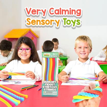 Imagem de Brinquedos sensoriais LESONG Textured Stretchy Fidget Kids Autistic
