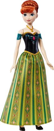 Imagem de Brinquedos Singing Anna Doll Disney Frozen Mattel com Signature Clo