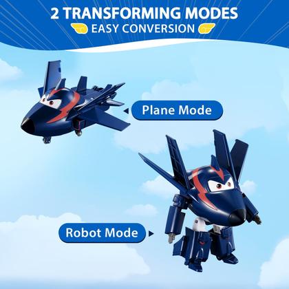 Imagem de Brinquedos transformáveis Super Wings Agent Chase Airplane de 5 polegadas