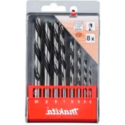 Imagem de Broca 3 Pontas Para Madeira Makita 03A10Mm Com 8 Pecas D-77257