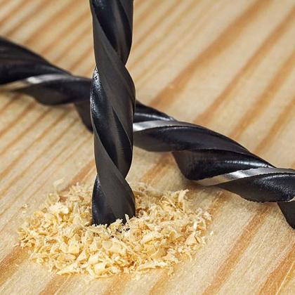 Imagem de Broca Aço Carbono Jogo C/ 13 Peças Kit P/ Madeira