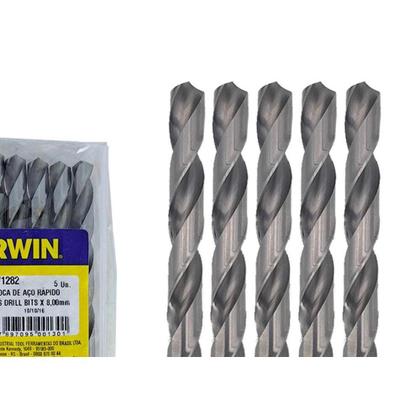 Imagem de Broca Aco Rapido Irwin 8,0 Mm - Kit C/5 Pecas