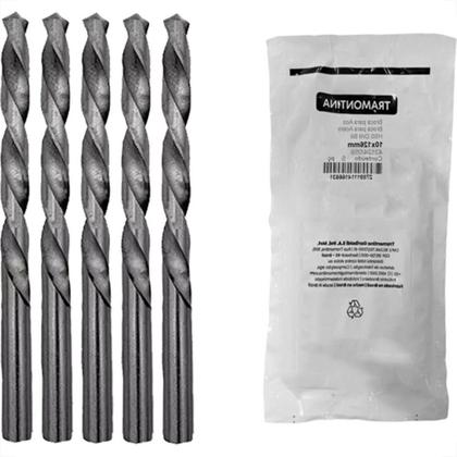 Imagem de Broca Aco Rapido Tramontina Basic 10,0Mm Pacote Com 5 Pecas - 43124/059 - Kit C/5 Pecas